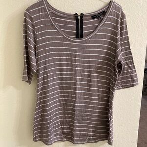 Women's Striped Brown Top